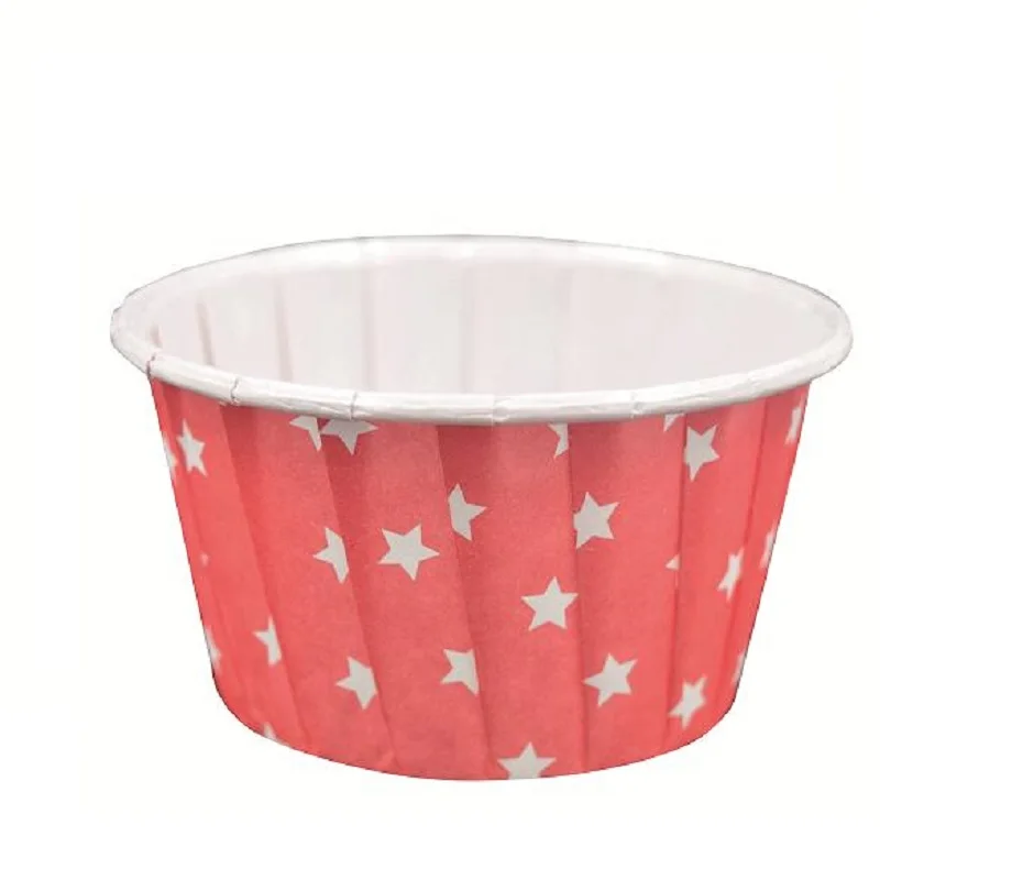 Small round Single Wall Muffin Paper Cup Baking Tools with Excellent Print Handling for Cake Tools