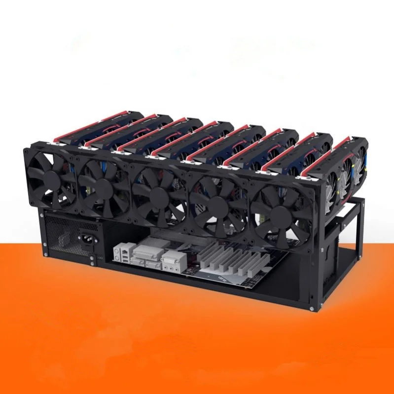 Горячие продажи продукта 8GPU под открытым небом Mining Rig стальная рама 8 GPU Miner стеллаж для выставки товаров на