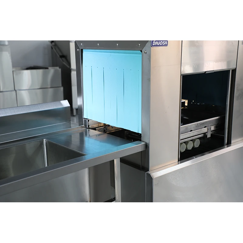 Stainless steel commercial dishwasher restaurant hotel commercial hood type dishwasher automatic commercial dishwasher for sale