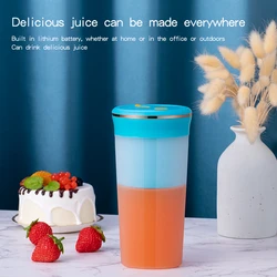 Mini USB New Portable Rechargeable Juice Electric Blender Cup Crush Ice Battery Operated Powered
