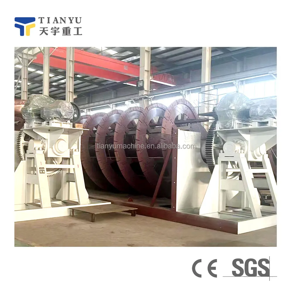 Professional Double Spiral Classifier Gold Copper Silver Lead Zinc Graphite Ore Mining Spiral Classifier