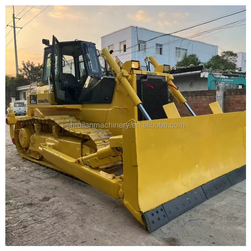 Экспортный оригинальный бульдозер komatsu D155ax-5 Японии Komatsu D115AX-5 Подержанный тяжелое строительное оборудование