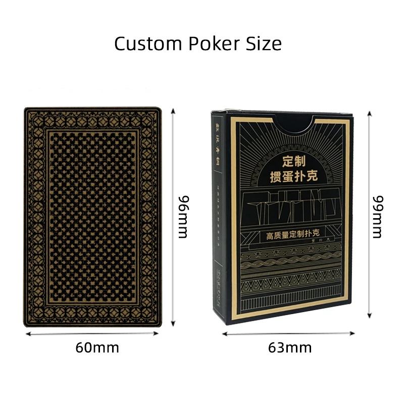 2024 China Factory Senfutong Custom Print Poker Playing Card Game Customized Size Sublimation Poker Card Poker