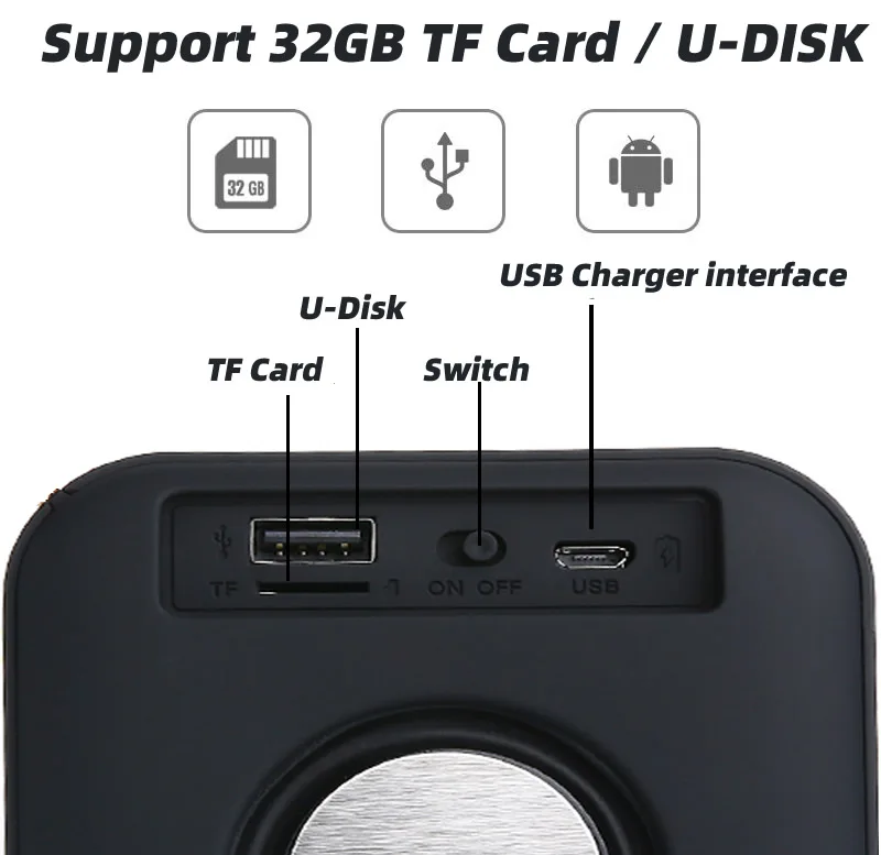  T5 Беспроводная мощная Bluetooth-колонка портативная мини-Колонка BT 4 2 уличная колонка с TF-картой и