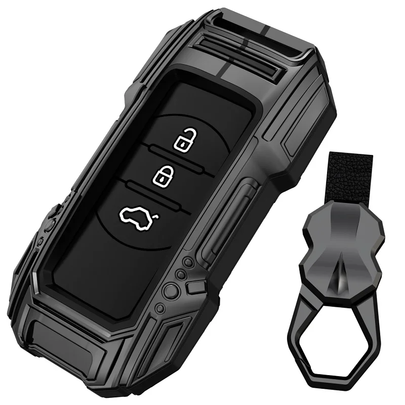 Подходит для Chery OMODA ARRIZO 5PLUS Tiggo 7plus 8pro 8plus металлический автомобильный чехол брелока с дистанционным управлением