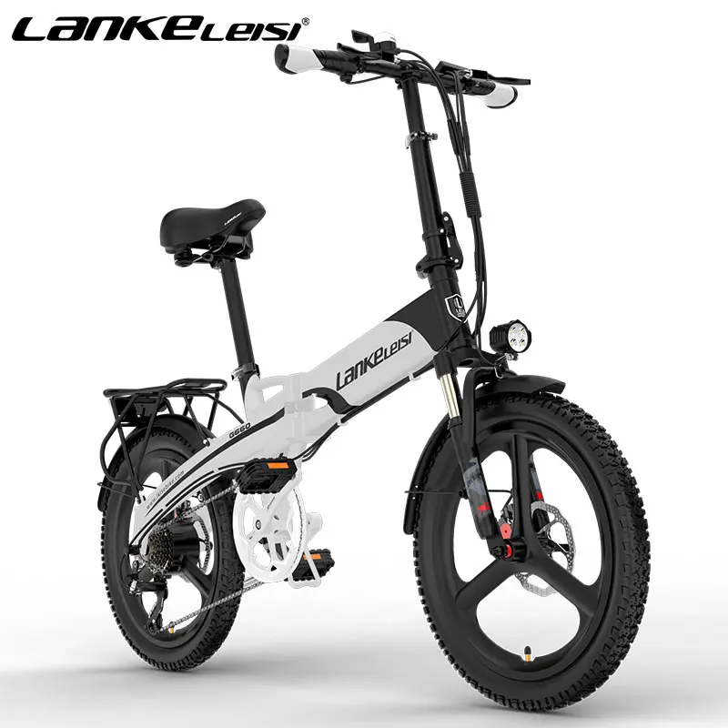 
2021 new lankeleisi electric bicycle 48V400W motor, equipped with 14.5A lithium battery, strong power, long-distance travel 