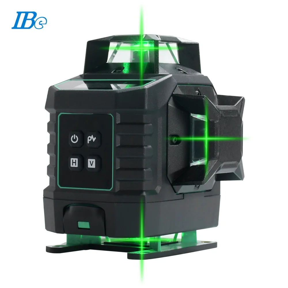 Portable Rechargeable Cross Line Laser level 16line Automatic Self-leveling Rotary 360 Degree Multipurpose Horizon Level Laser