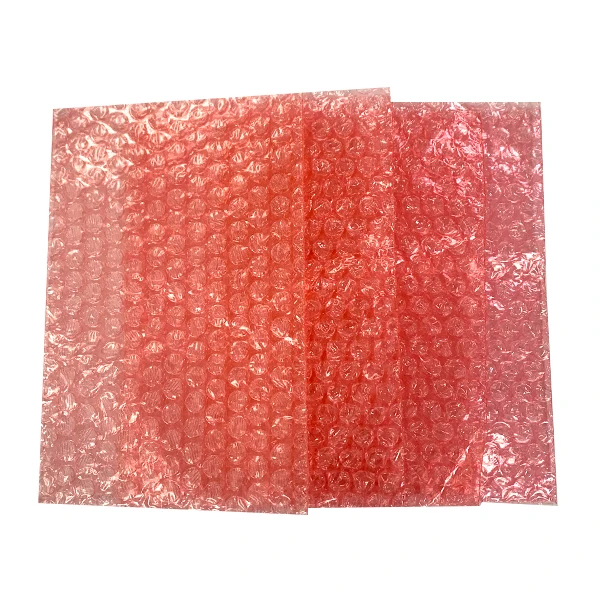 Wholesale ESD Packaging Anti Static Bubble Bags Inflatable Bubble Bag with Adhesive Tape