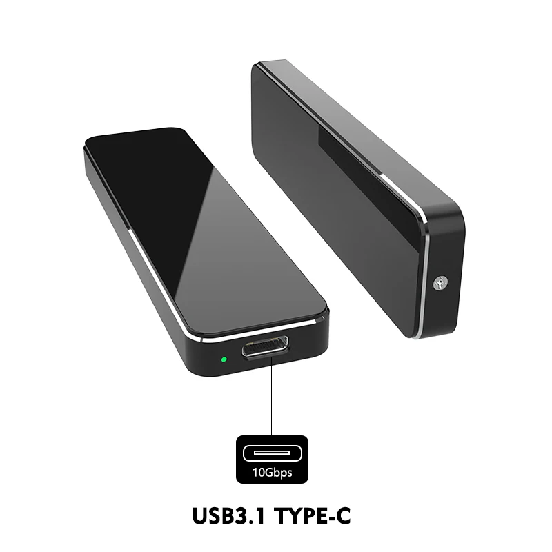 2021 Hot Sale  Usb-c Hub Enclosure High Speed support 2TB Usb3.0 Hub Memory Portable M.2  Type-c SSD Enclosure