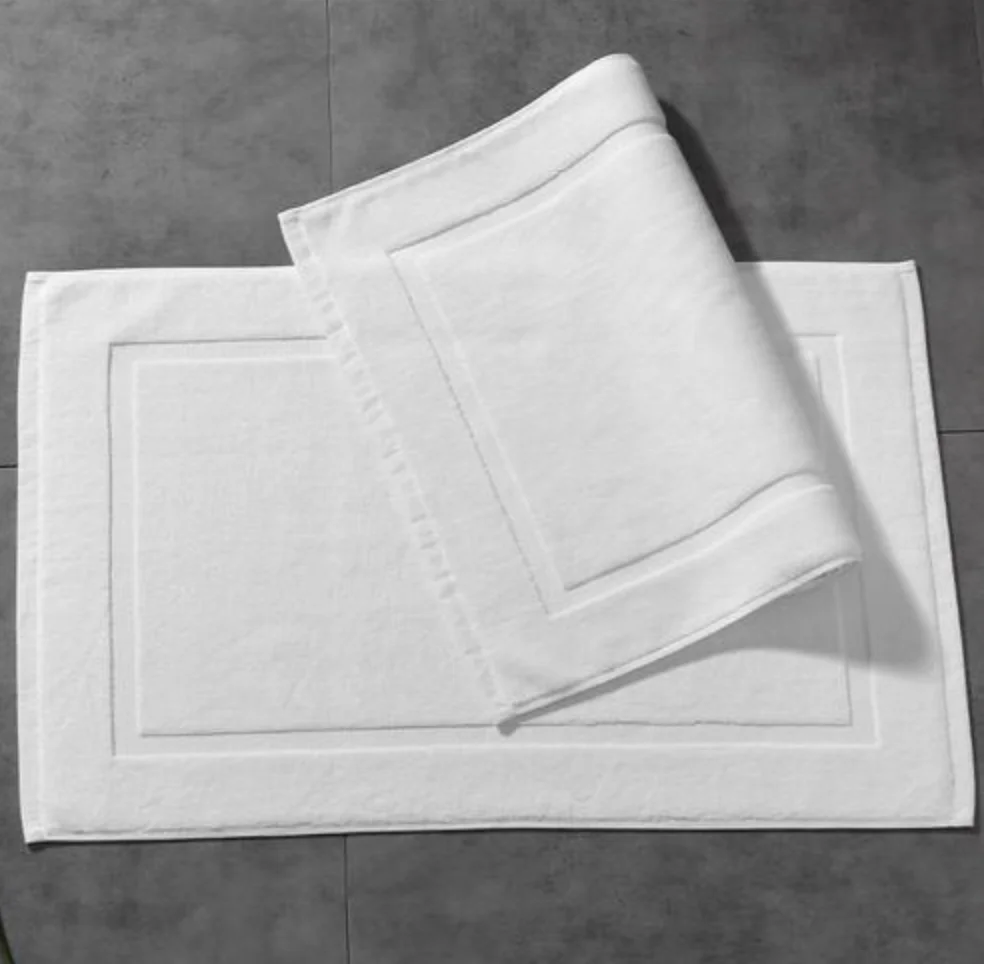 Soft Cotton Bathroom Foot Mat Anti Slip Bath Hotel Shower Mat