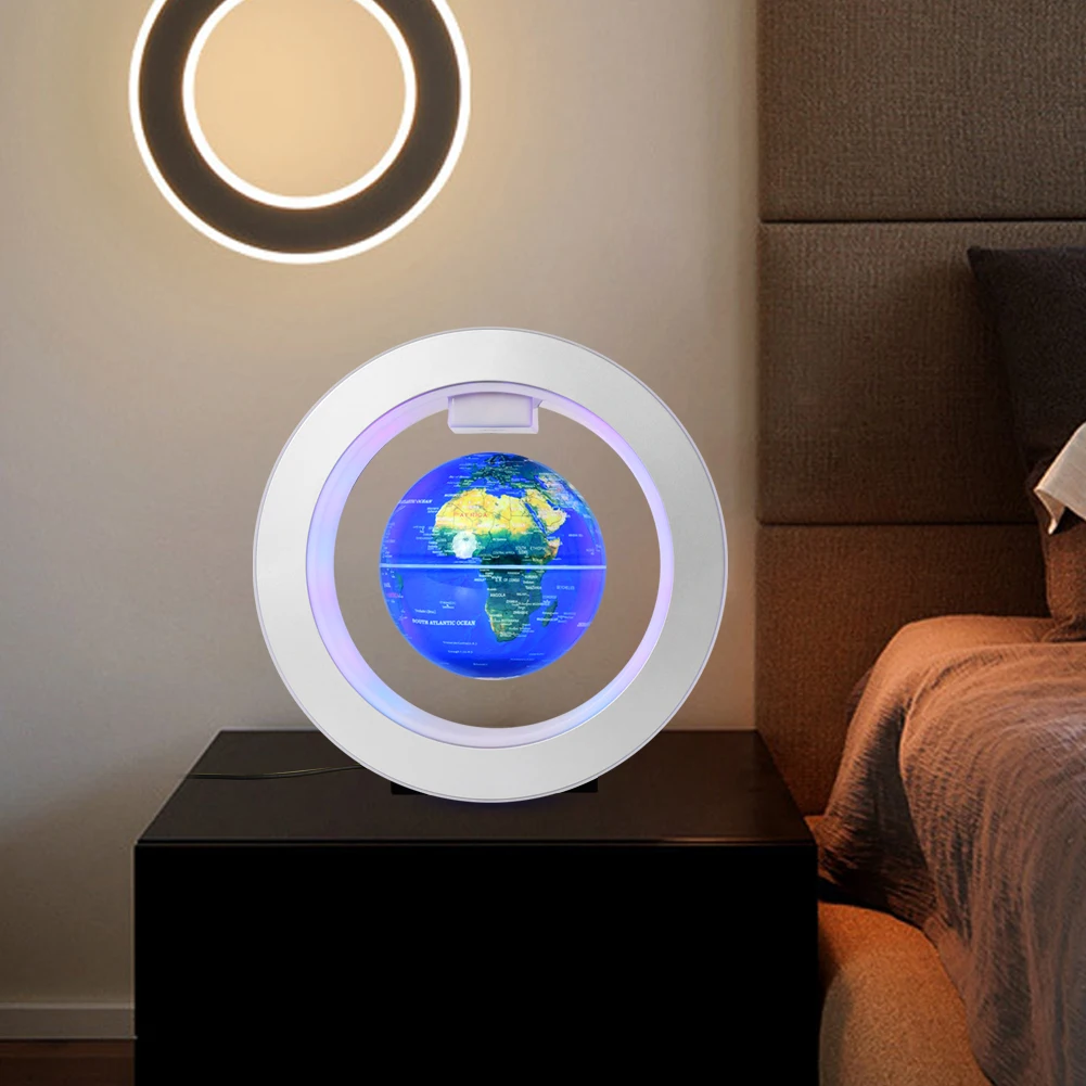 Round Shape Floating Magnetic Globe ,Levitation Magnetic Rotating Globe as Gift