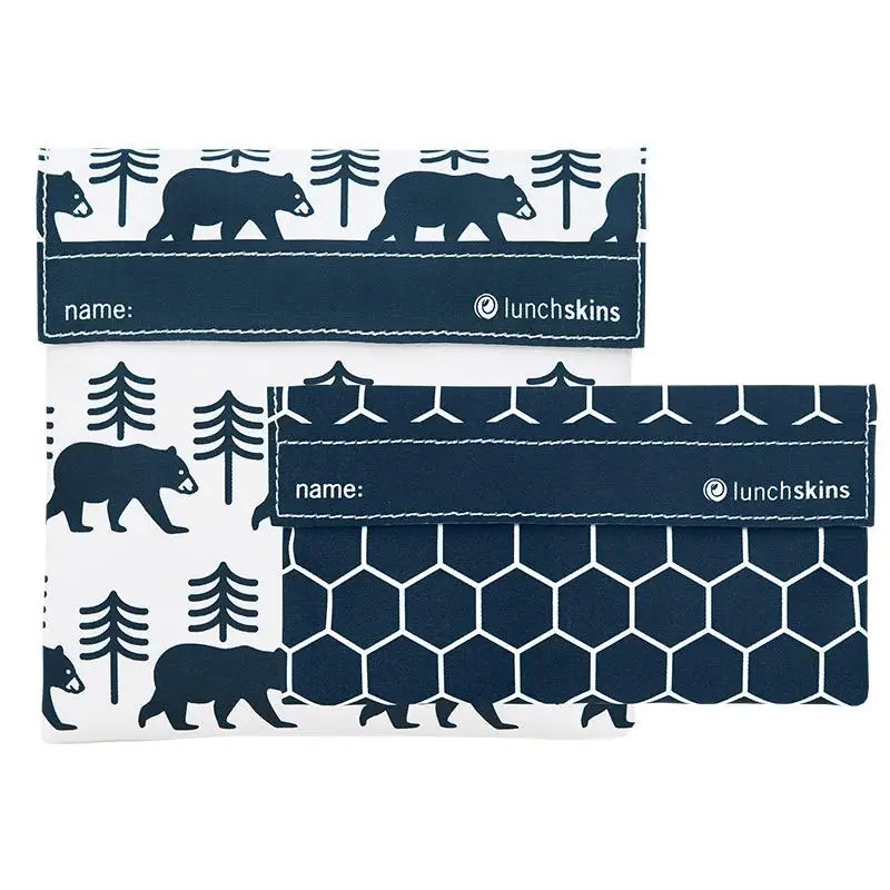 
New arrive custom printed washable reusable sandwich bag 