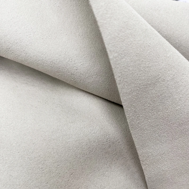 Super good quality 0.6mm suede microfiber leather for shoes lining backing artificial suede microfiber leather shoes material