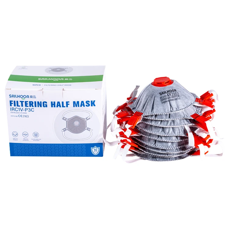 
Face mask ffp3 respirator masks pack of 10 half dust Factory price Manufacturer Supplier 