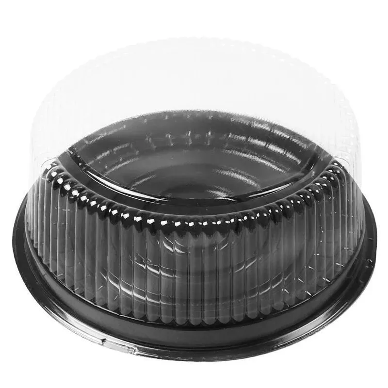 
Round Shape Disposable Plastic Cake Container Packaging 