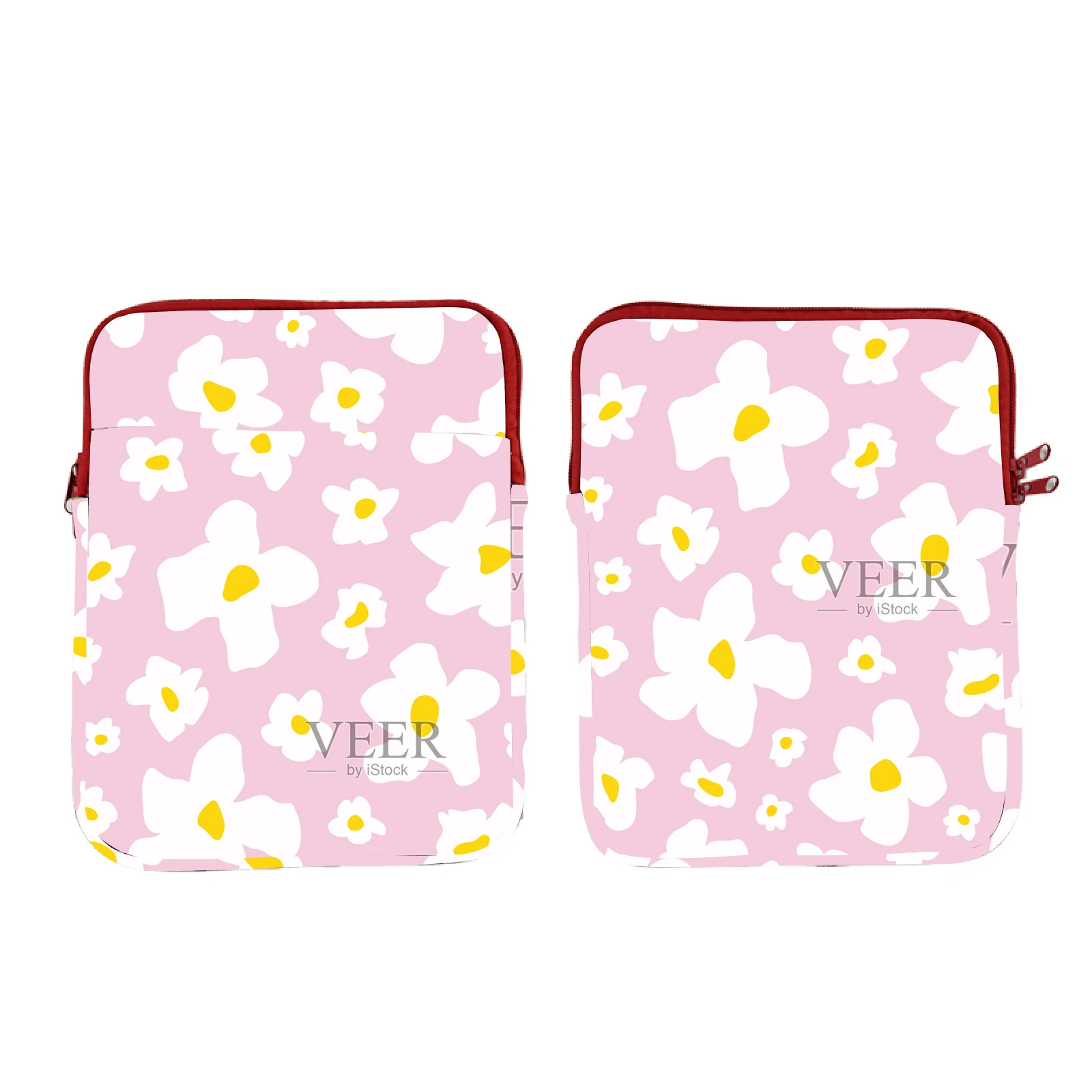 Customizable Logo High Quality Neoprene Pouch Book Sleeve with Zipper and Front Pocket for iPad