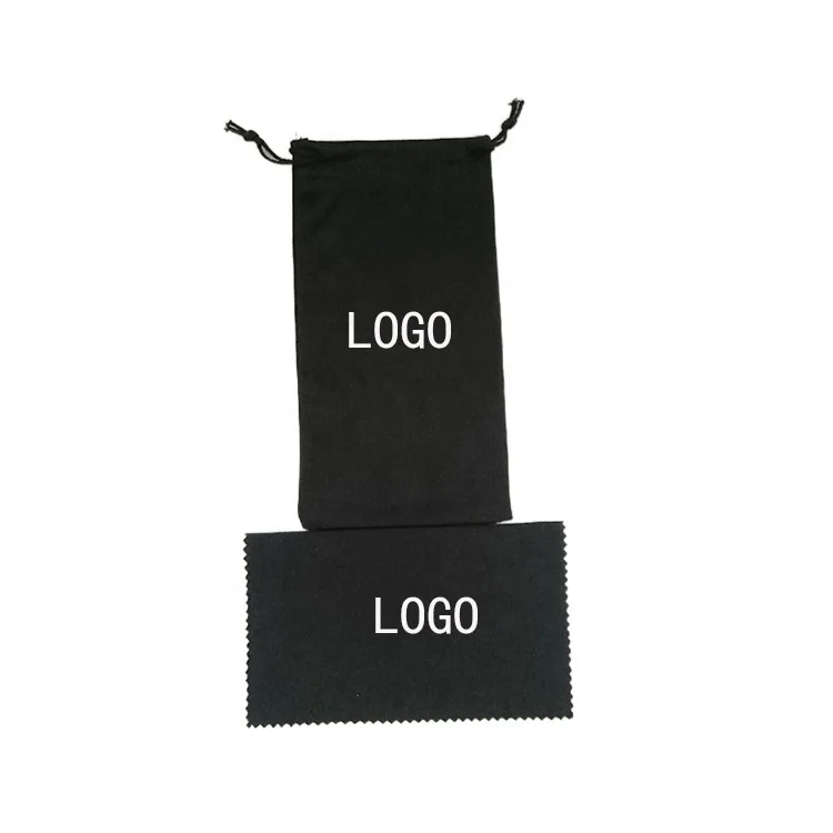 ladies soft leather microfiber spectacle glasses pouch bag microfiber cloth glasses