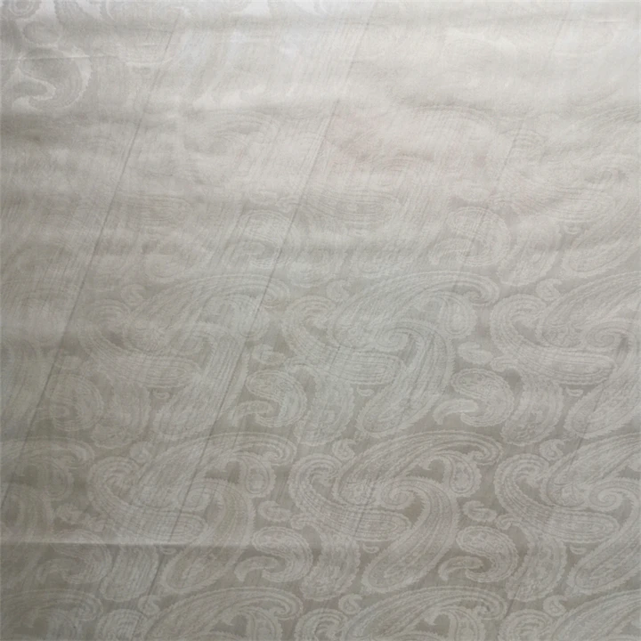 
12mm Raw Silk Fabric Silk Jacquard Fabric Bridal Silk Organza Fabric for Wedding Dress 