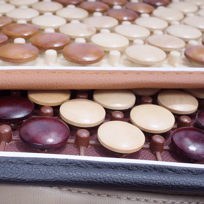 comfort cooling seat breathable wood car seat cushion customized wholesale wooden car seat cushion