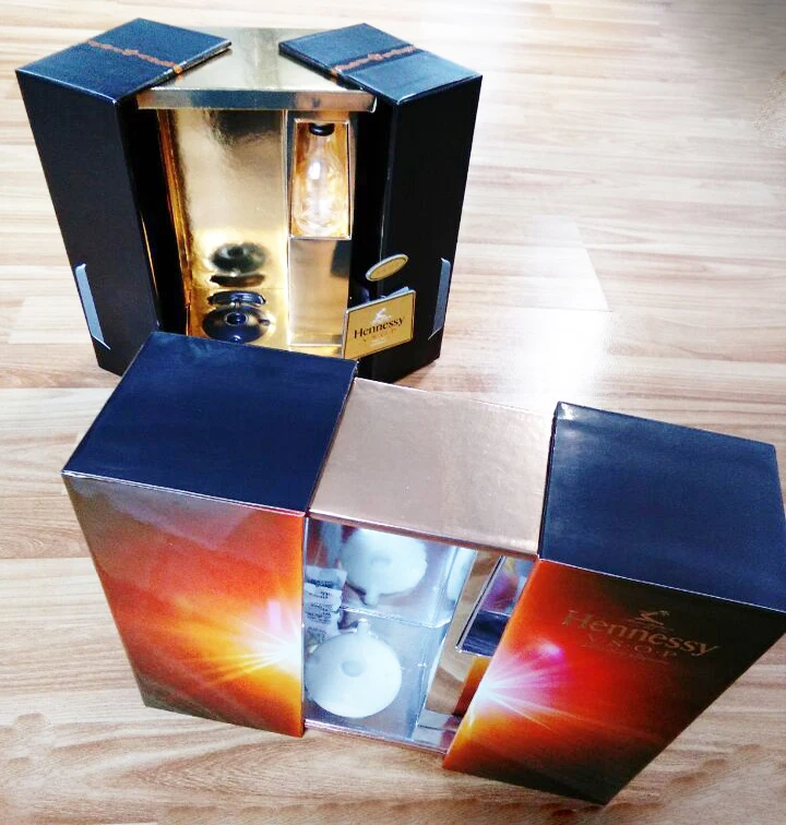 customized Unique high-end design Luxury Gift Wine Box with Elegant Packaging