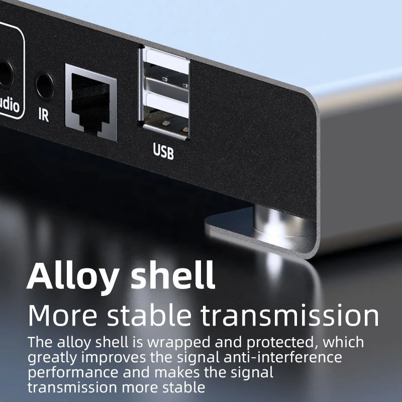 Unnlink 200 м HDMI-удлинитель через Ethernet Cat6 IP с USB KVM-удлинитель ODM OEM