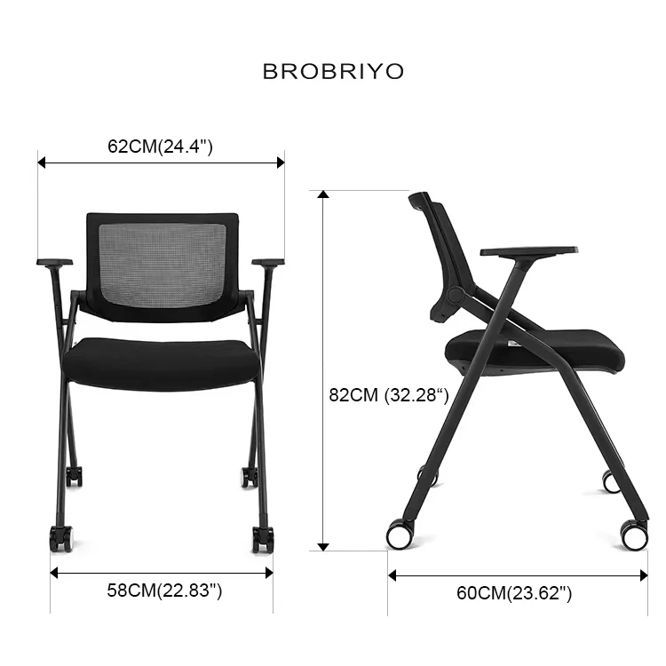 Factory wholesale cheap home stackable Plastic chair simple backrest training chair office chair