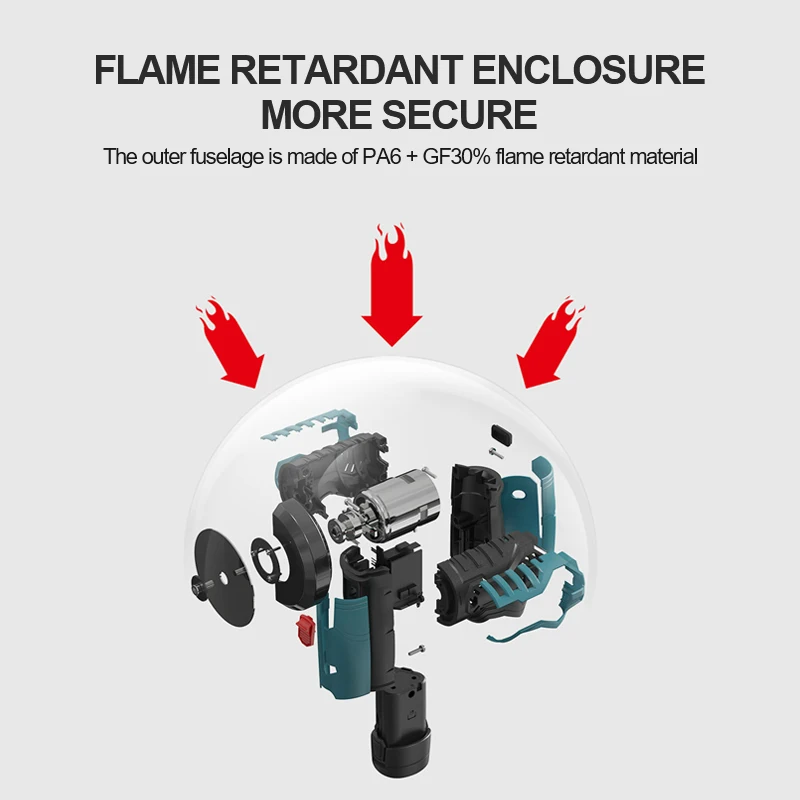 COOFIX Portable Electric Angle Grinder Cordless Angle Grinder Power Tools For Cutting