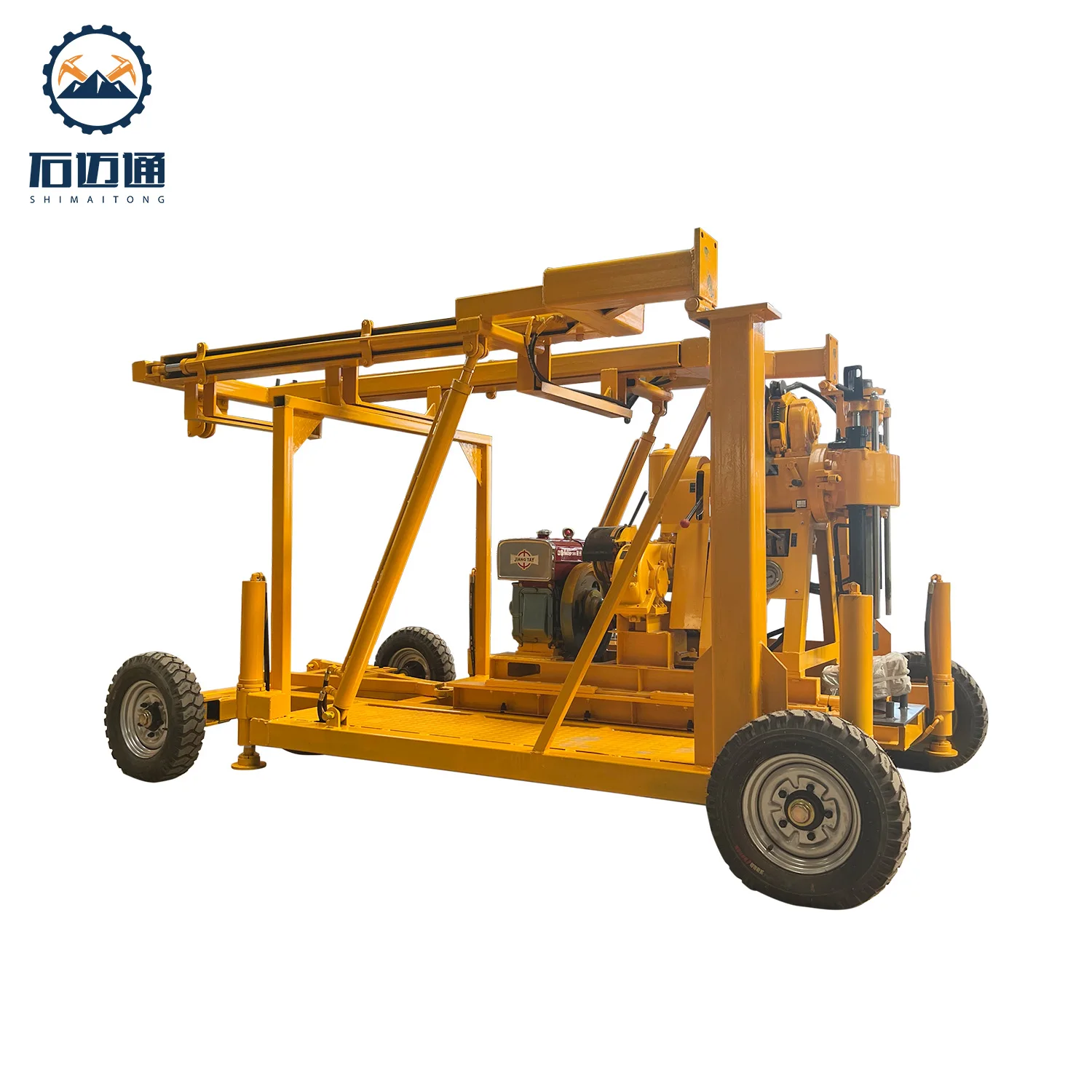 Wholesale 4-Wheel Hydraulic Tower Mine Drilling Rig with best price