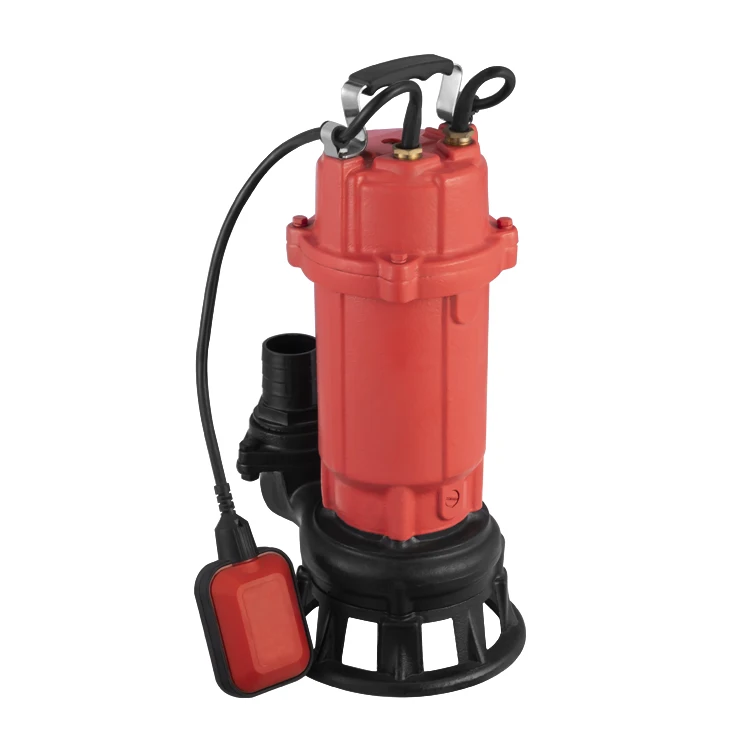 High quality automatic WQG750 1hp 2inch sewage cutting pump series with float switch
