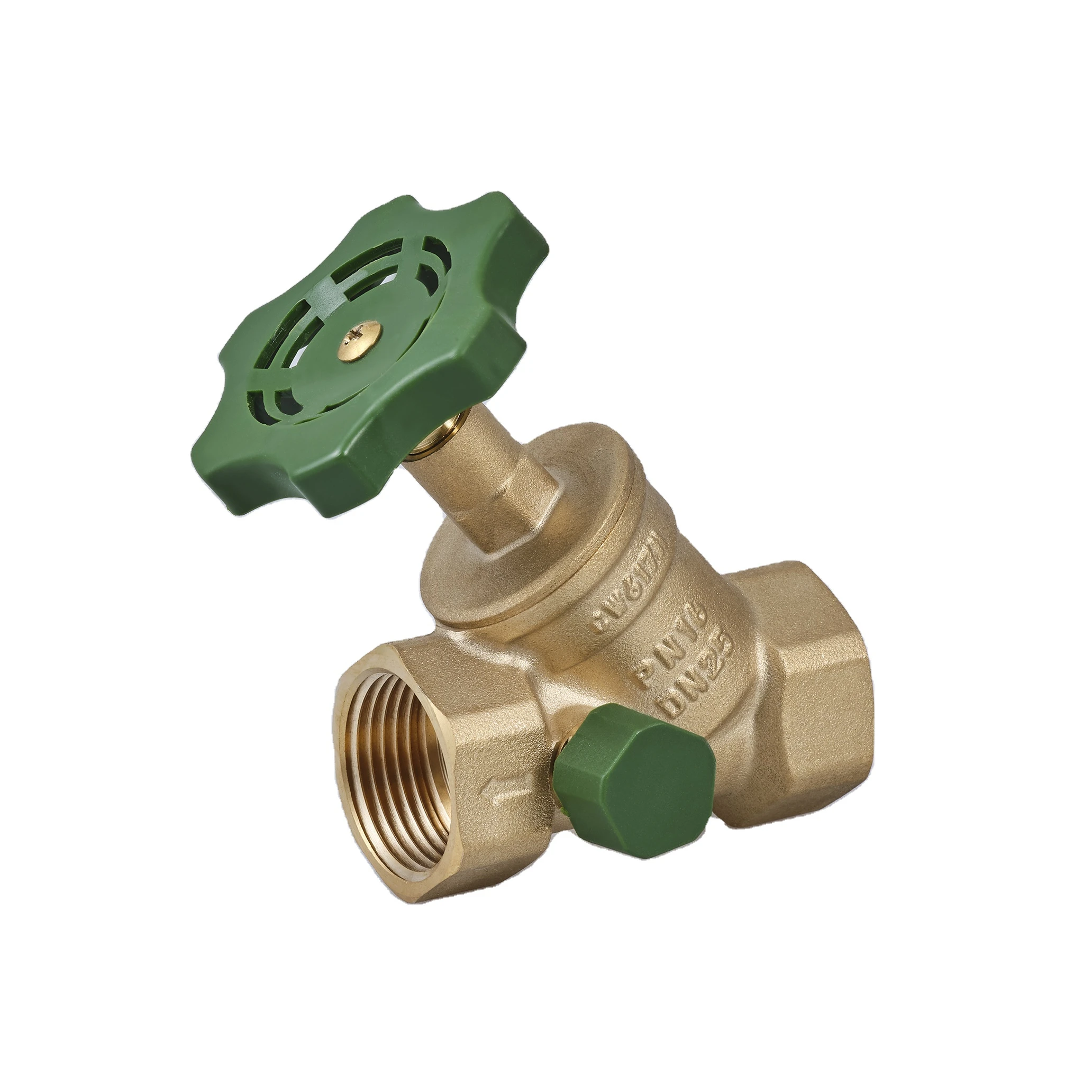 China taizhou good suppler brass stop Valve  Water Meter Valve CW617N plastic handle