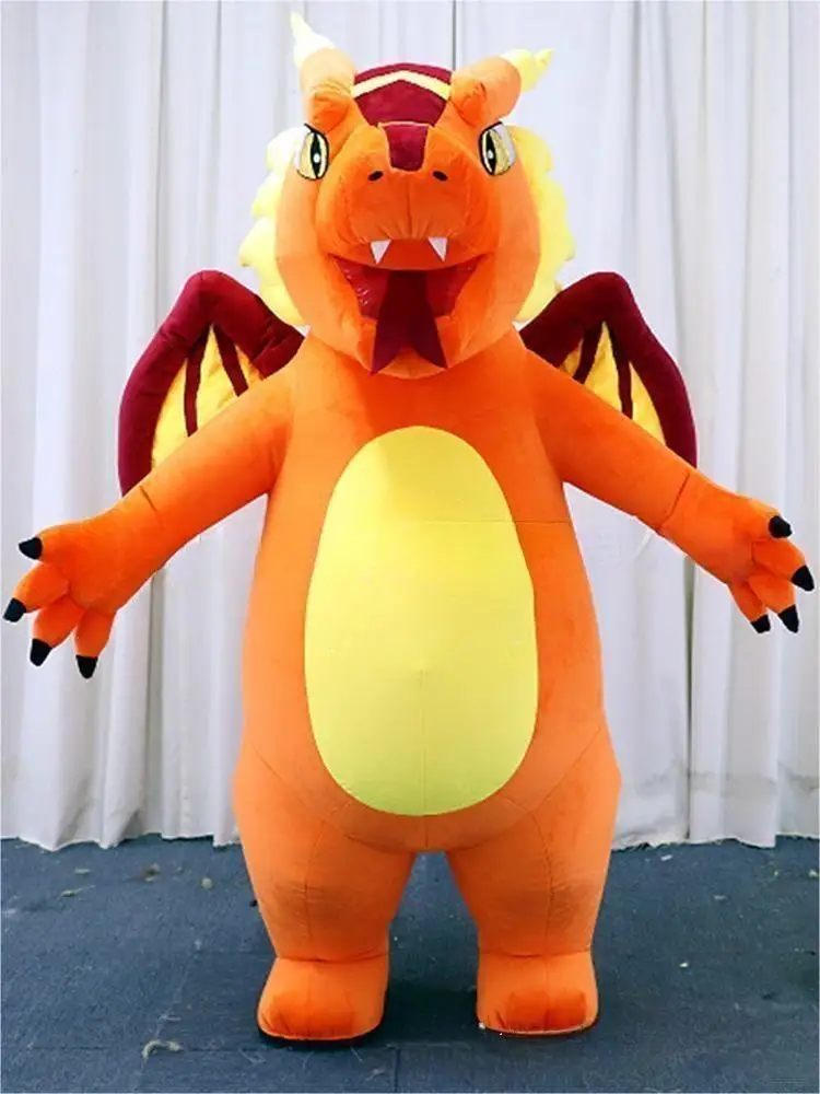 Giant Dragon inflatable Dragon mascot costume  cosplay party carnival adult dress kid birthday advertising dancing wedding