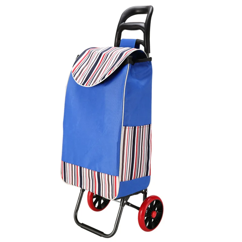 Popular factory price Trolley Shopping Cart Trolley Grocery Bag Foldable Cart Trolley