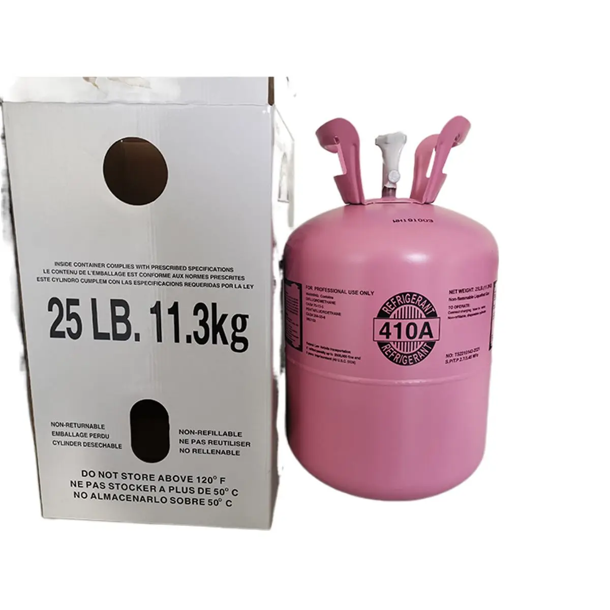 Factory Wholesale R410a Refrigerant Gas Cylinder Air Conditioner Refrigerant Gas R410a