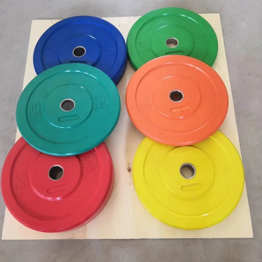Factory Price Color Competitive Rubber Bumper Weight lifting Plate for Body Fitness