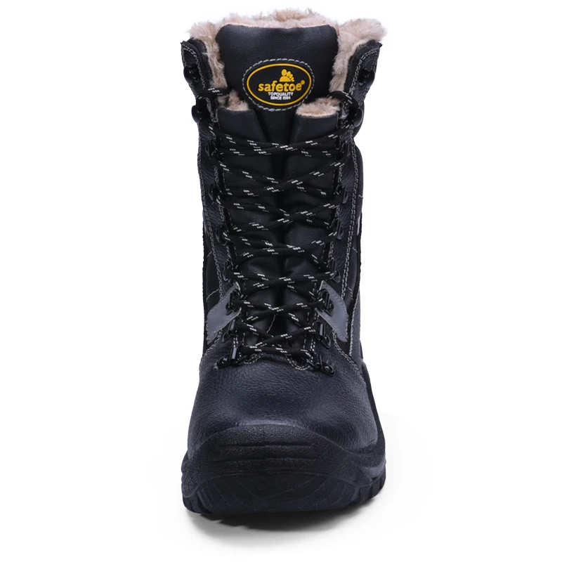 Winter nubuck leather snow boots working mens safety boots