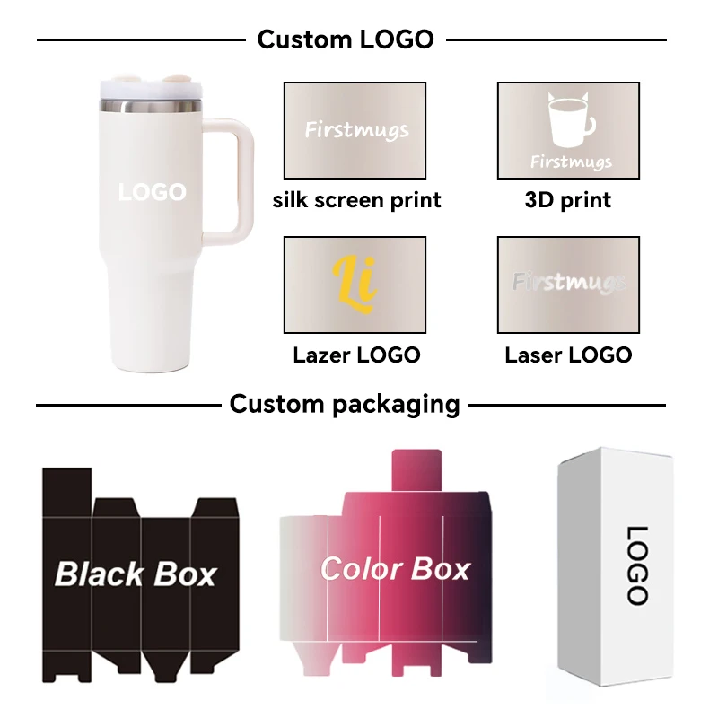 30/40 Oz Straight Clear Frosted Water Bottle Sublimation Glass Can Tumbler Cup With Handle and Lid