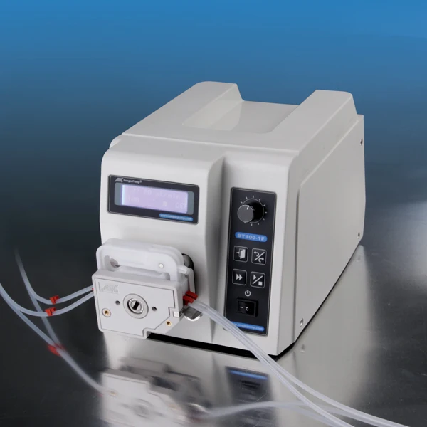 
 BT100-1F/DG-2(6 ролики) Дозирующий перистальтический насос Максимальный расход 48 мл/мин. для singal канал, Макс каналов 2.  