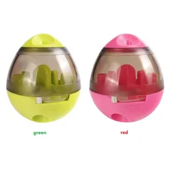 Interactive Pet Toy Tumbler Slow Eat Feeder Puzzle IQ Treat Dog Leak Food Ball