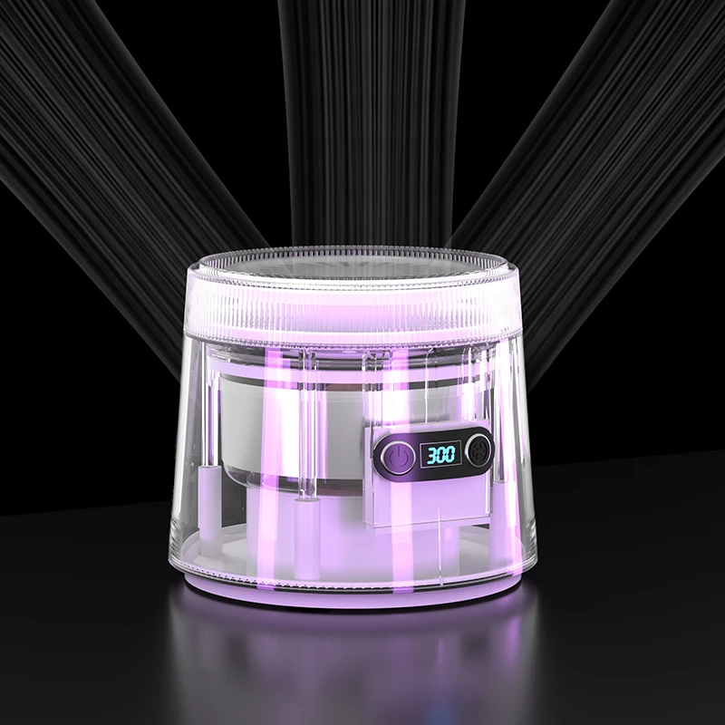 Dental Heating And Drying Function Ultrasonic Cleaning with UV and Fan retainer cleaner accessories cleaning device