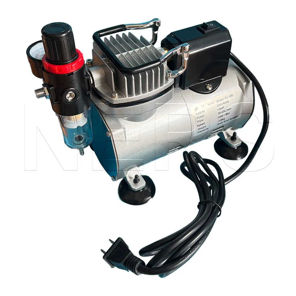 NERS Technical School Equipment Air Compressor with Airbrush Cake Decorating Set