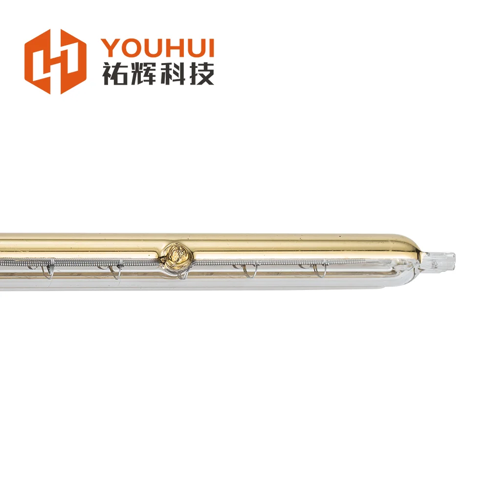 2000W shortwave gold reflector halogen lamp infrared painting lamp for pet preform