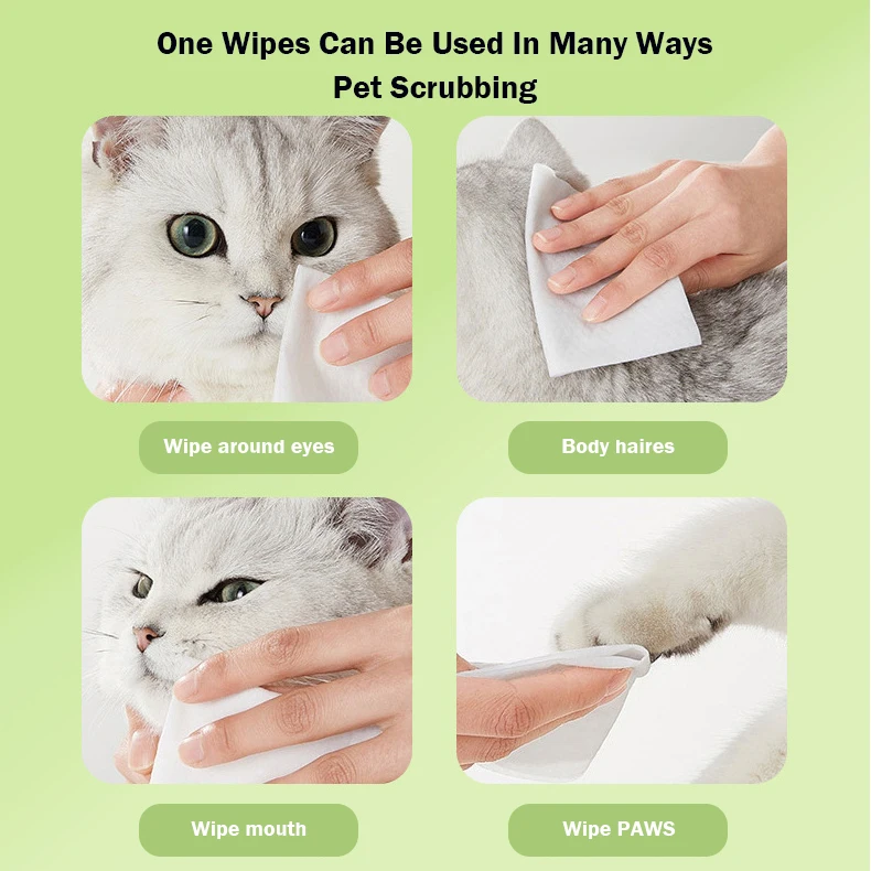 Wholesale Pet Dogs Cats Wet Wipes Pet Grooming Soft Wet Wipes Bamboo Wet Wipes Pet