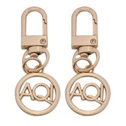 Bag Accessories Engraved Brand Logo Custom Metal Plate Tag Label For handbags