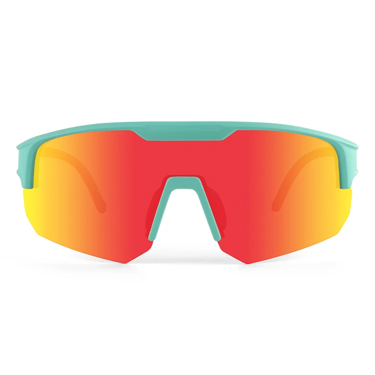 Custom logo Half Frame Glasses High Quality Sports Eyewear Cricket Baseball Sunglasses Eye Glasses for Men