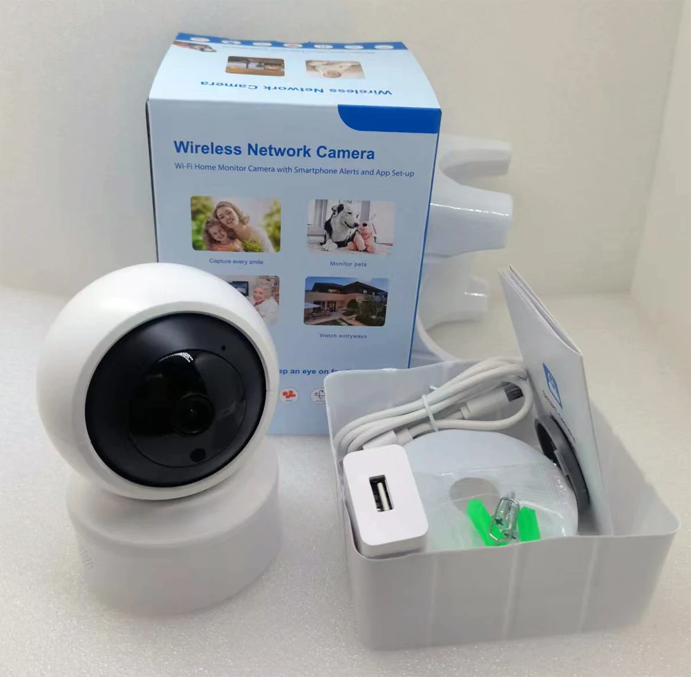 Главная видеонаблюдения сети ip ptz ip камера, Wi-Fi беспроводной аудио-видео детский и домашний монитор