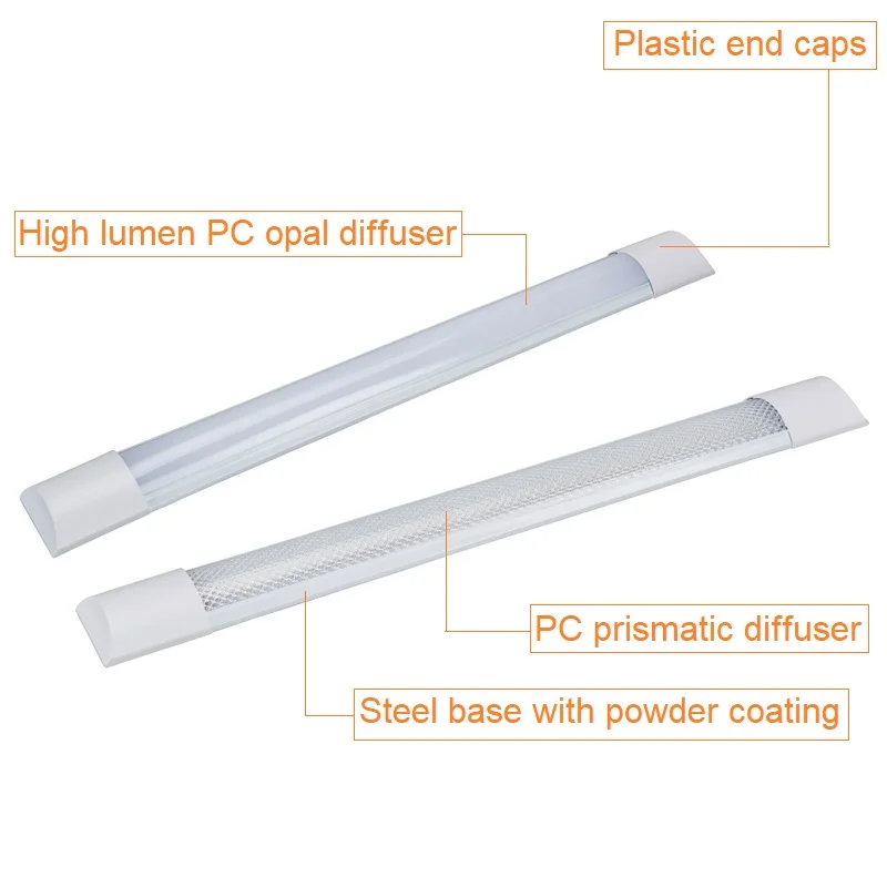 Zhongshan 2022 IP20 new model ISO 9001 factory OEM 4 ft 1.2m 40w led purification lamp purification lamp led purification light