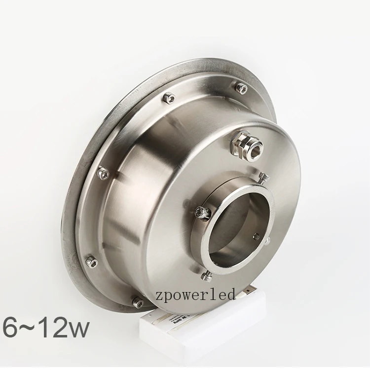 
Waterproof IP68 Stainless steel 304 housing for music dance RGB led fountain ring light 