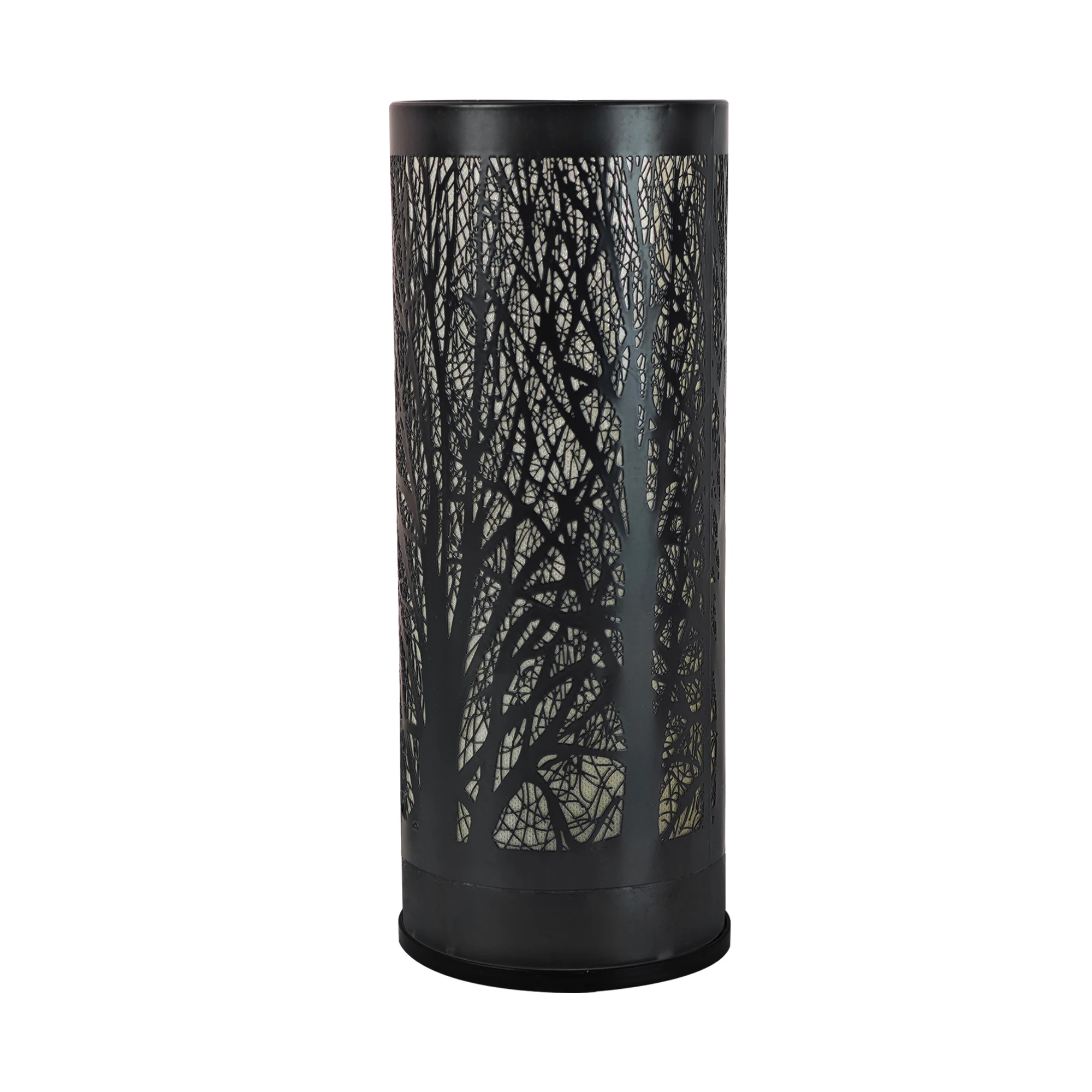 Wholesale metal round tree design wax melt burner led light candle scent electric wax warmer for wax melts