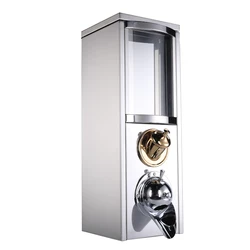 304 Stainless steel food candy nuts dispenser box airtight sealed coffee beans storage