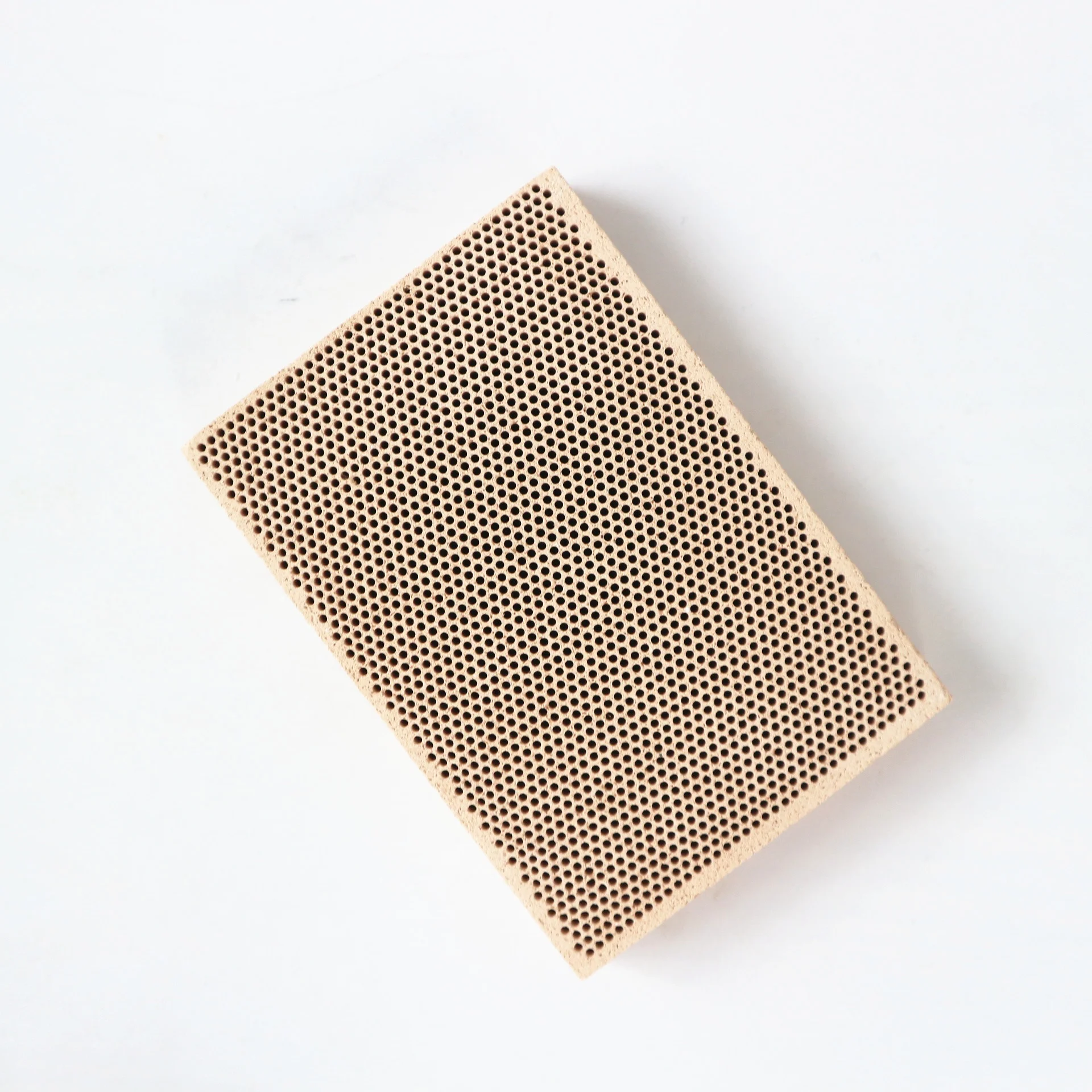 custom Large size far infrared honeycomb ceramic burner plate for barbecue grill ceramic plate red external ceramic